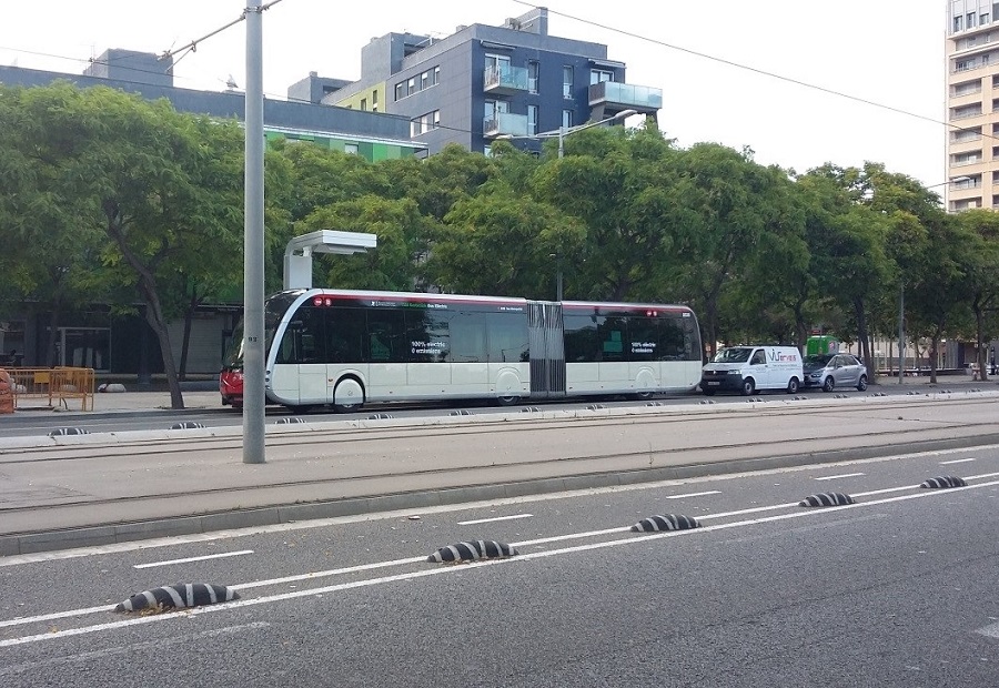 Electrificación de una línea de autobuses: LINEA H-16