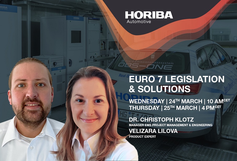 Webinar de Horiba sobre Euro 7: Legislación y soluciones