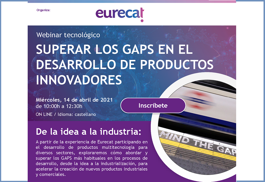 Webinar Eurecat: Superar los GAPS en el desarrollo de productos innovadores