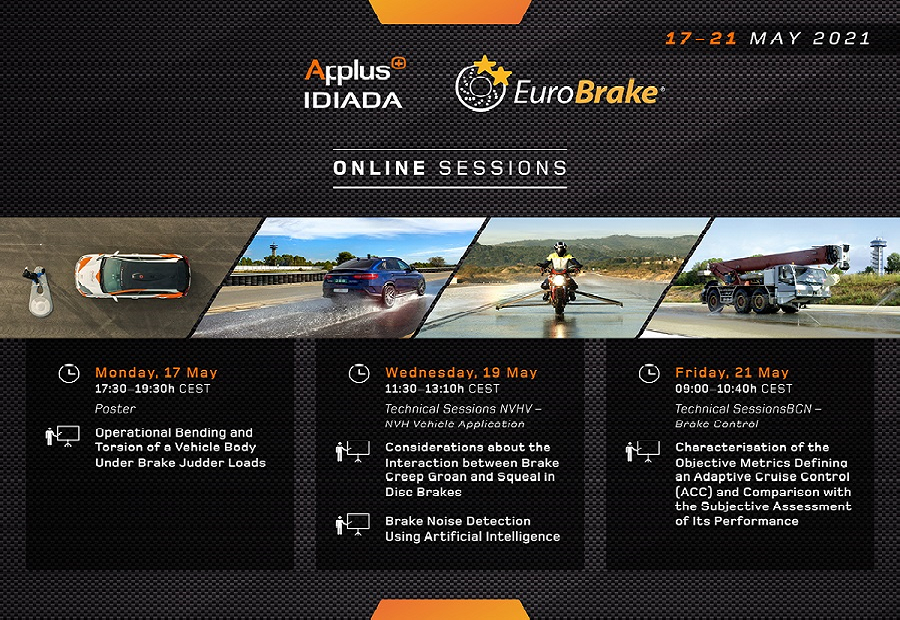 Applus+ IDIADA en el FISITA EuroBrake 2021