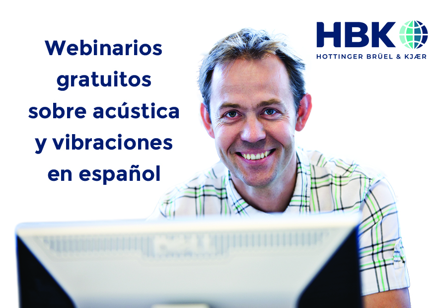 HBK | Webinars gratuitos sobre acústica y vibraciones