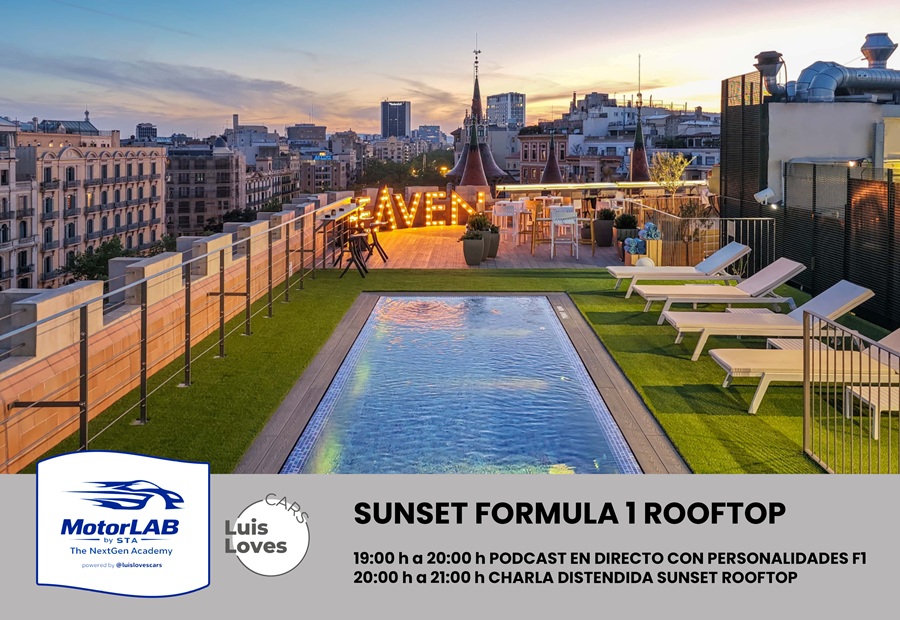 Sunset F1 Rooftop: MotorLAB by STA X LuisLovesCars